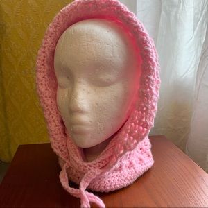 Handmade 4-in-1 crocheted turtleneck hoodie (Toodie)
